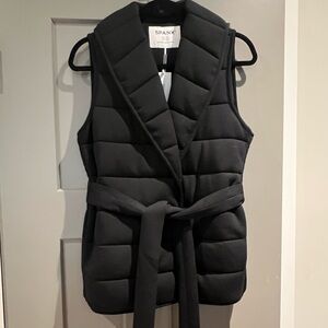 SPANX Quilted Black Vest
